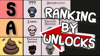 Ranking Isaac Characters BY THEIR UNLOCKS