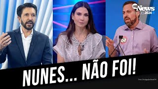 "É DE SE LAMENTAR", DIZ JORNALISTA AMANDA KLEIN SOBRE A FALTA DE NUNES EM DEBATE COM BOULOS