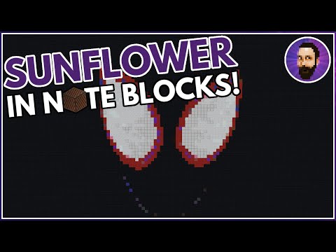 Insane Minecraft Note Block Sunflower Cover! 😱