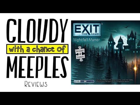 Exit: The Game - Nightfall Manor Review - Cloudy with a Chance of Meeples