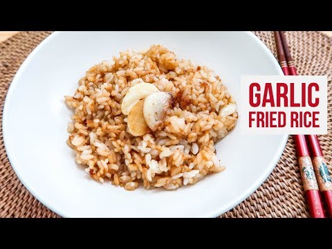 Korean Garlic Fried Rice! (Under 5 minutes...)