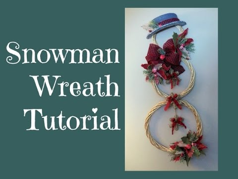 Snowman Three Tier Wreath | Christmas in July 2015