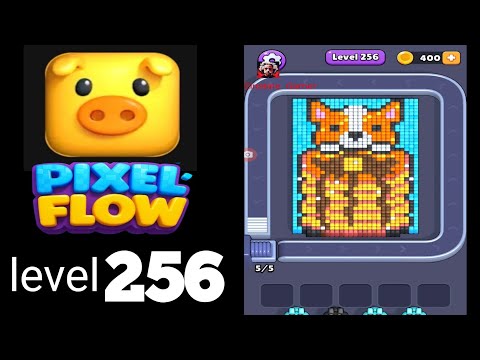 Pixel Flow Level 256 Walkthrough