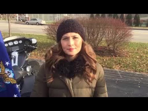 Reporter Update: Patriot Guard Riders Escorting Fallen Airman's Family To Service