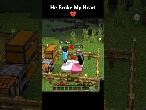 Minecraft: A Heartbreaking Love Story 💔 #minecraft #story #sad