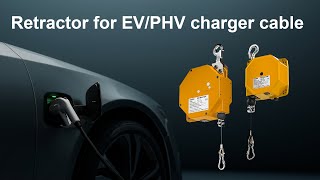 Retractor for EV/PHV charger cable