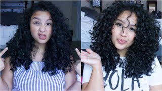 HOW TO CUT SHORT CURLY HAIR IN LAYERS FOR MORE VOLUME | THE UNICORN CUT
