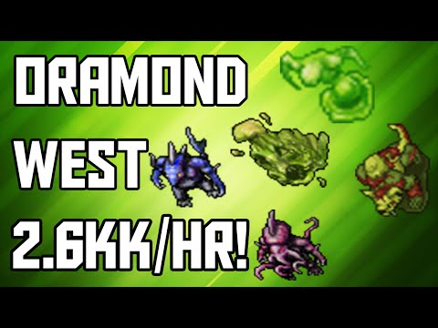 [Tibia Where to Hunt - MS/ED 150+] Oramond West (2.6kk/hr @ 228!)