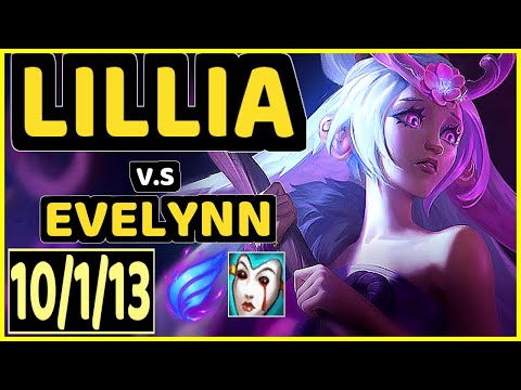 KIREI (LILLIA) vs EVELYNN - 10/1/13 KDA JUNGLE CHALLENGER GAMEPLAY - EUW