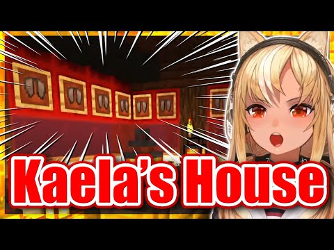 holoyume - VTuber ENG Subs ホロ夢 - Flare Reacts To Kaela's House, Deep Basement & Elytra Room in Minecraft 【ENG Sub Hololive】