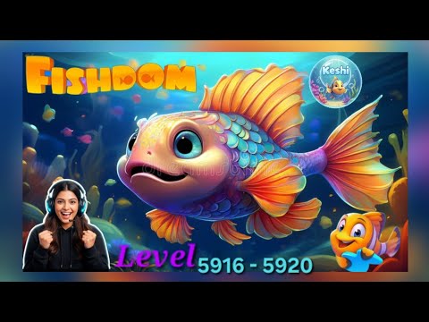 FISH DOM | Level 5916 to 5920 | Gaming_With_Keshi 🐬🐋
