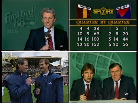 4hr broadcast of 1988 VFL Grand Final (including pre-match, ads, post-match). Channel 7 Melbourne.