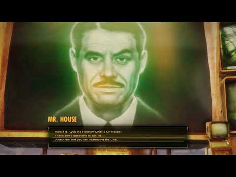 FNV - Teasing Mr.House with the Platinum Chip