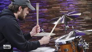 Video thumbnail for Meinl 18" Byzance Traditional Extra Thin Hammered Crash Cymbal - 1373g (B18ETHC-1082620P) by Memphis Drum Shop