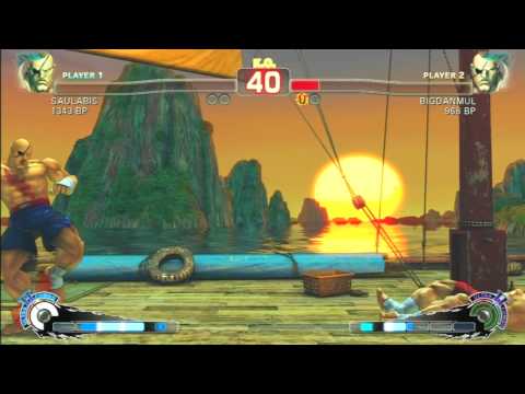 SSF4 Endless Battle  BIGDANMUL (SA)  vs  SAULABIS (SA) (1/5)