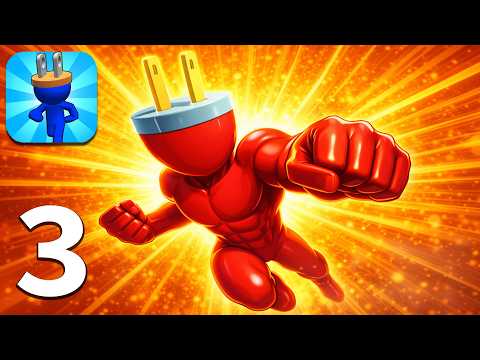 ⚡Plug Head Race Gameplay Walkthrough Part 1 – Charge Up, Run & Win (Android,iOS)