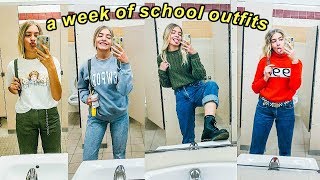 my outfits of the week! (what I wear to school)