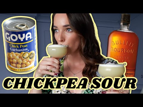 AQUAFABA / CHICKPEA JUICE IN A WHISKEY SOUR?! Irish Girl makes Cocktails at home | Ciara O Doherty