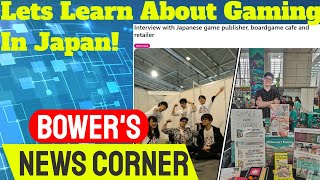 Interview with Japanese game publisher, boardgame cafe and retailer - Bower Rides The News
