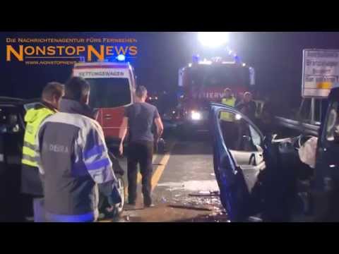 Frontalzusammenstoß auf B96 bei Stralsund (2.11.2014)