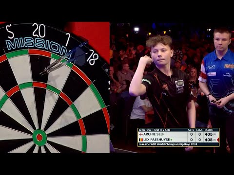 FULL GAME 🎯 Archie Self vs. Lex Paeshuyse | Boys Semi Final • WDF World Darts Championships 2024