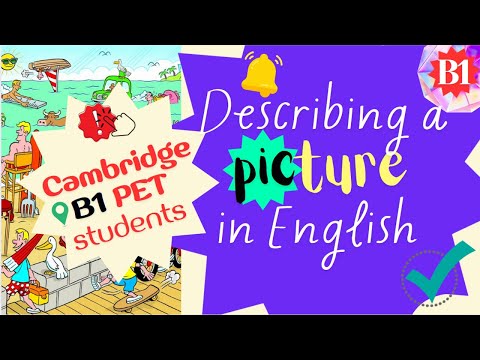 How to Describe a Picture | Cambridge B1 PET Speaking Practice | Cómo describir una foto para PET B1