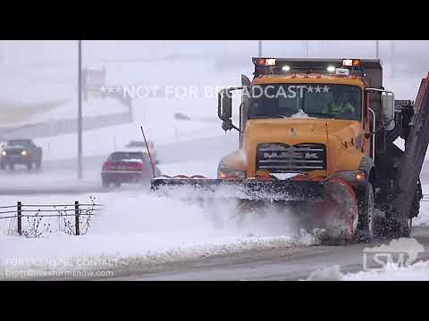 03-16-2018 Rapid City, South Dakota - Slide-Offs, Snow Cleanup (Evening)