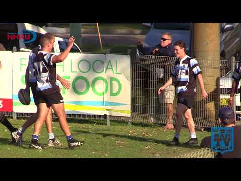2018 NHRU Round 11 Premier 2 Highlights   Nelson Bay v Beaches