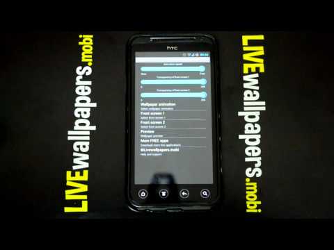 Xenon wave Android live wallpaper