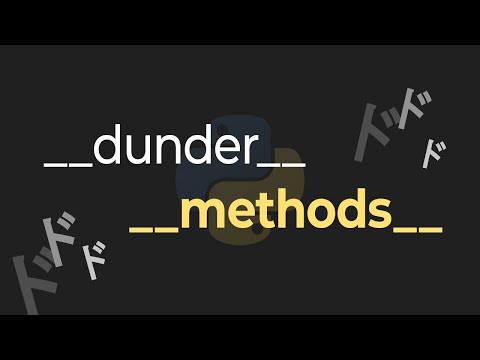 The Double Underscore Method In Python