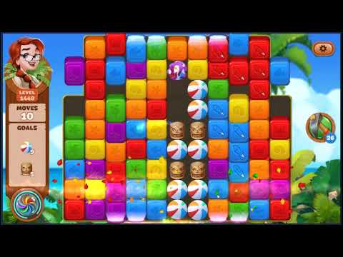 Lost Island Blast Adventure Level 1448 - NO BOOSTERS 🏝️ | SKILLGAMING ✔️