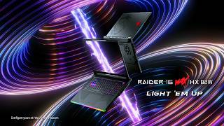 MSI Raider 16 Max HX B2W – “Light ’em Up” | Full Breakdown & SEO Summary