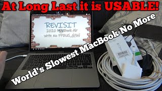 QUICK UPDATE on The World's Slowest Apple MacBook Air 2020