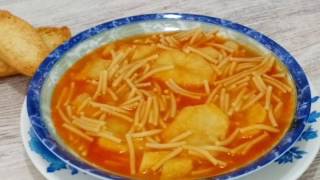 Guiso de Patatas con Fideos
