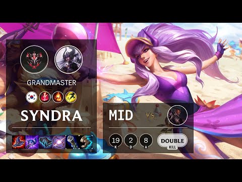 Syndra Mid vs Lucian - KR Grandmaster Patch 10.21