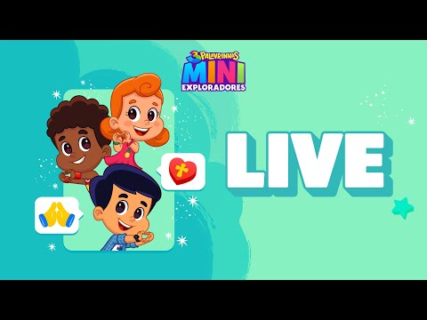 Live 3 Palavrinhas Mini Exploradores! | Música, Dança e Diversão 💚🎵