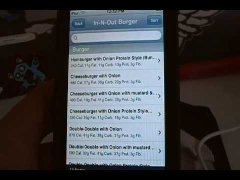Fast Food Calorie Counter App Review / PArt Of Massive Giveaway