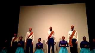 Gospel music passionately delivered by Duke Ellington School of Arts Show Choir