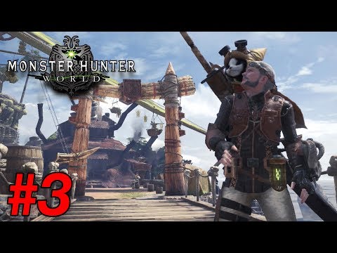 Monster Hunter World (PS4 WALKTHROUGH/GAMEPLAY) - Part 3 (The First Quest)