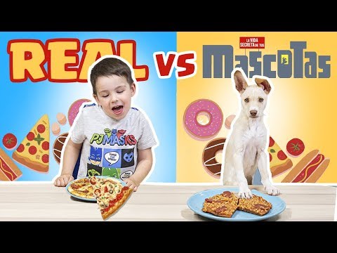 COMIDA REAL vs COMIDA DE MASCOTAS con MAX // Familukis