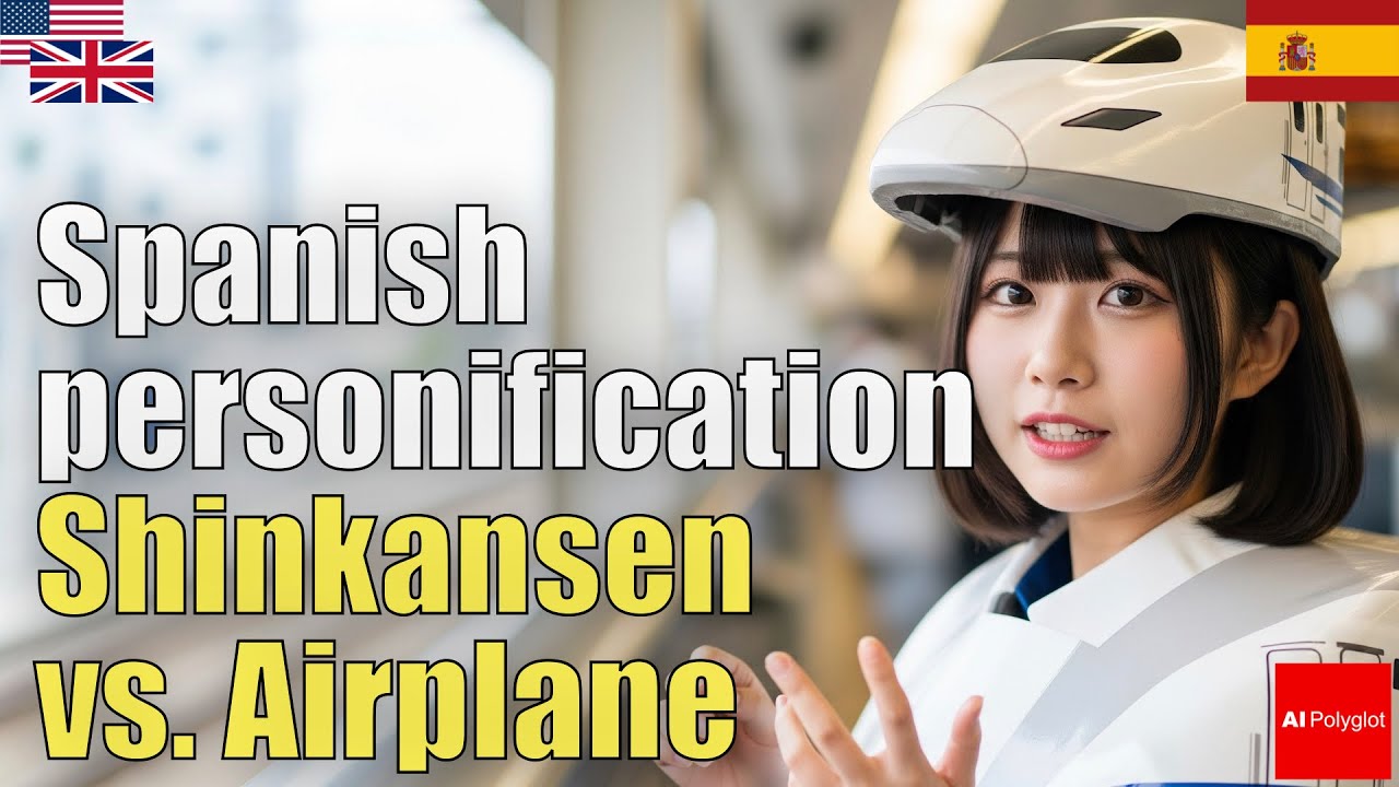 Spanish personification "Shinkansen vs. Airplane" | Natural Listening | Must-Know | learn