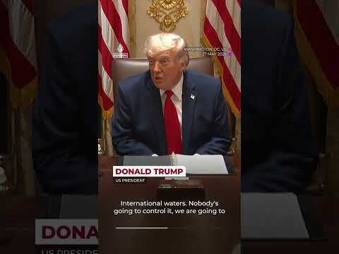 Trump says no one will control Strait of Hormuz | AJ #shorts