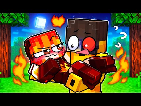 Dating the FIRE PRINCESS in Minecraft!