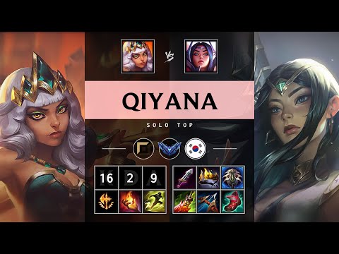 Qiyana Top vs Irelia - KR Diamond Patch 25.05