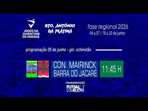 CONSELHEIRO MAIRINCK X BARRA DO JACARÉ - JOJUPS MASCULINO FASE REGIONAL