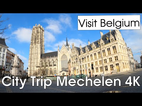 Visit Mechelen/Malines (Belgium, 4K) | Virtual Sightseeing
