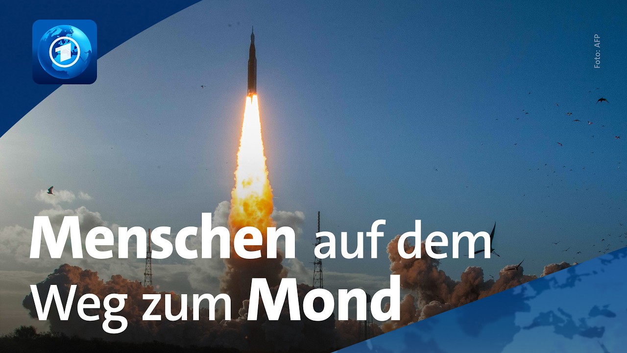 Artemis-2-Mission: Vier Menschen auf dem Weg zum Mond