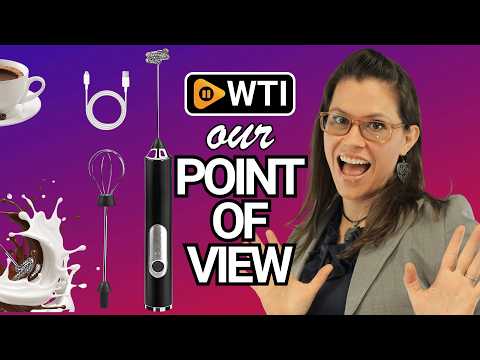 Handheld Milk Frother - WTI product video review
