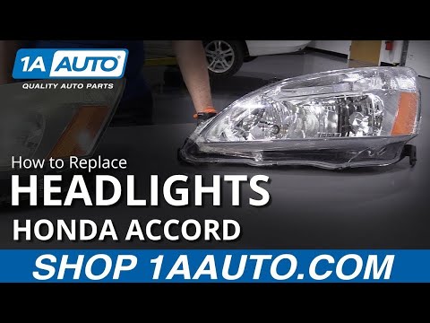 How to Replace Headlights 03-07 Honda Accord