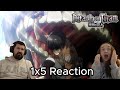 NO WAY HE S GONE Attack On Titan 1x5 REACTION First Battle The Struggle For Trost Part 1
